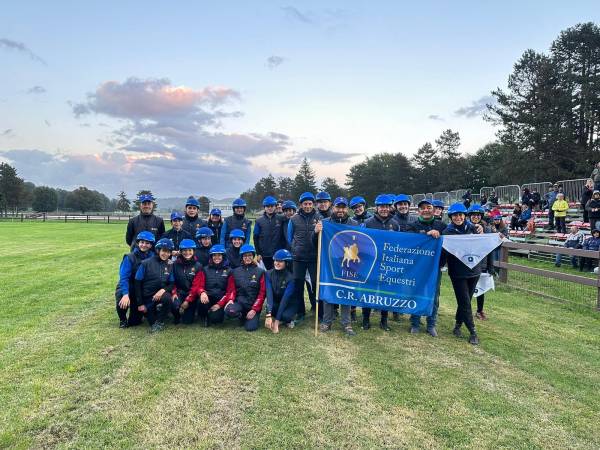 ENDURANCE: ABRUZZO IN GRANDE EVIDENZA ALLA COPPA DELLE REGIONI