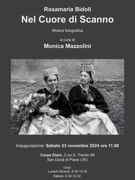 Il costume di Scanno sbarca in laguna Mostra fotografica di Rosamaria Bidoli