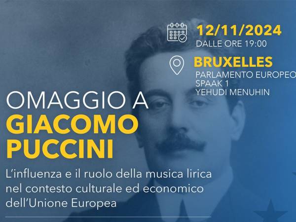 La magia di Giacomo Puccini rivive tra le sale del Parlamento Europeo