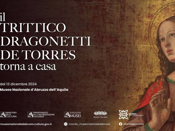 IL TRITTICO DRAGONETTI DE TORRES TORNA A L'AQUILA
