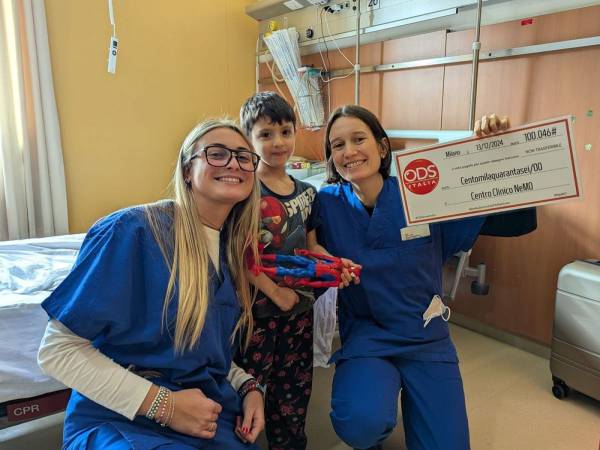 Oltre 100.000 gesti d'amore  per i bambini dei Centri Clinici NeMO