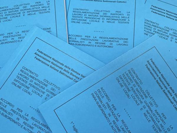 Rinnovato il Contratto di lavoro giornalistico Fnsi Anso Fisc