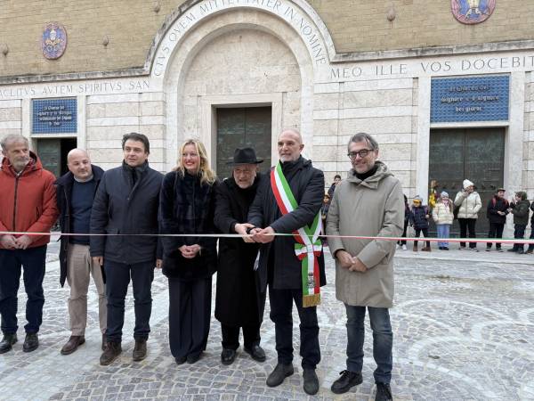 Inaugurazione a Pescara del sagrato <br>della chiesa dello Spirito Santo