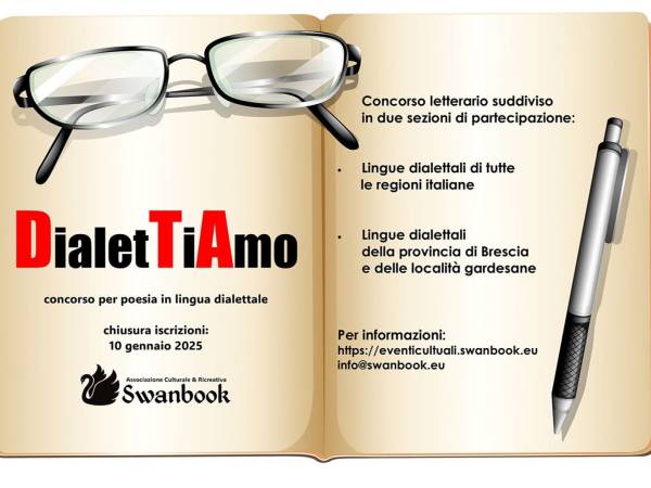 "DialetTiAmo" Concorso letterario oper poesie in lingua dialettale