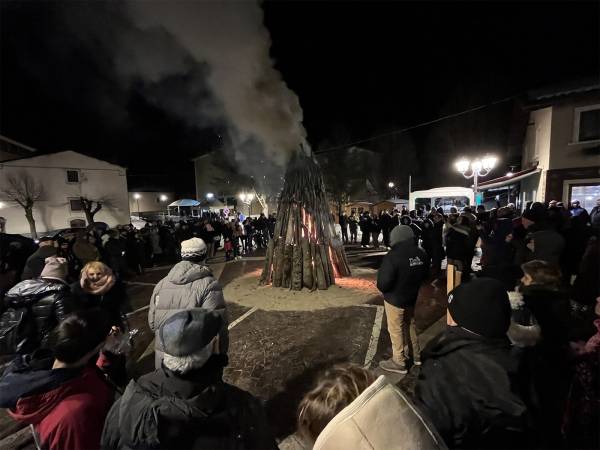 “E venne a Villalago il giorno della “Fanoglia Cittadina” Per la festa in onore di San Domenico Abate