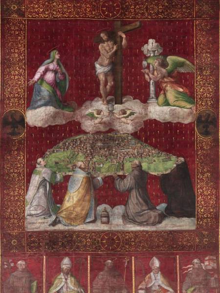 Presentazione del restauro del Gonfalone con i Santi Protettori dell’Aquila