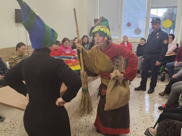 La Befana bio conquista i ragazzi del centro diurno di Celano e del centro Anffas di Tagliacozzo  Oggi nell’ospedale civile “dell’Annunziata” di Sulmona