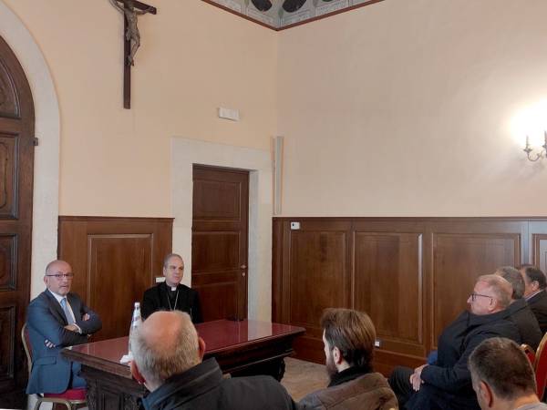 Incontro nell’Episcopio tra il Vescovo di Sulmona-Valva e l'Amministrazione comunale di Sulmona