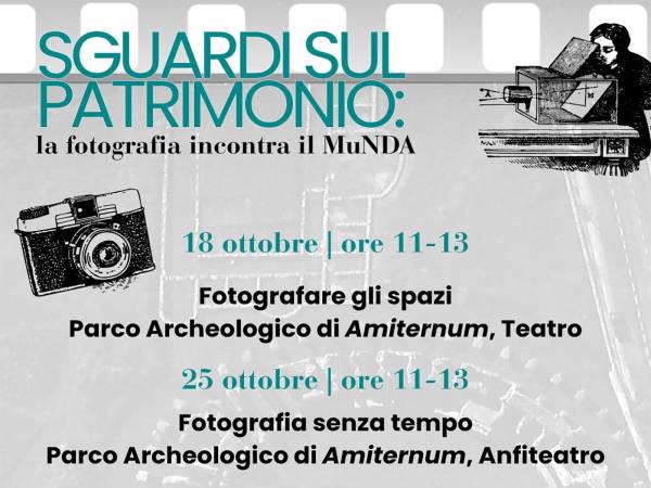 SGUARDI SUL PATRIMONIO: La fotografia incontra il MuNDA 