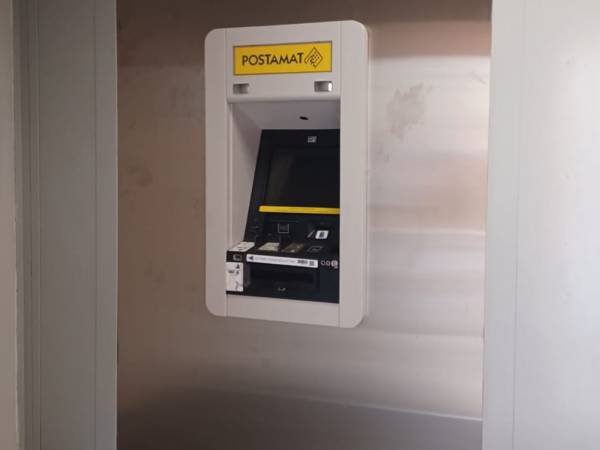A PACENTRO INSTALLATO UN ATM POSTAMAT DI NUOVA GENERAZIONE