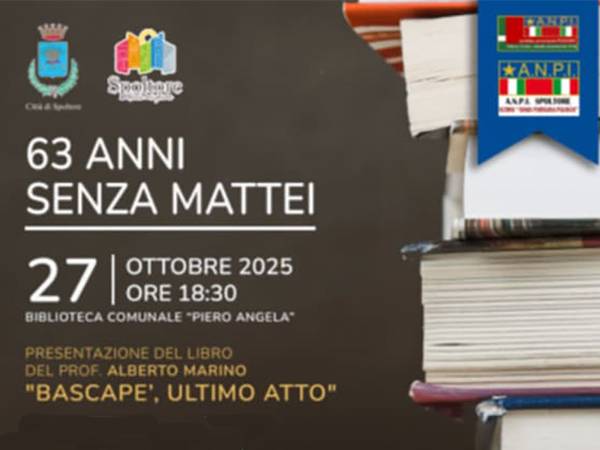 Sessantatre anni senza Mattei: Spoltore ricorda il fondatore Eni nell'anniversario della sua morte