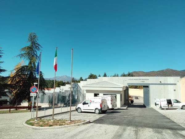 RIAPERTO ALL’AQUILA L’ISTITUTO PENALE PER I MINORENNI