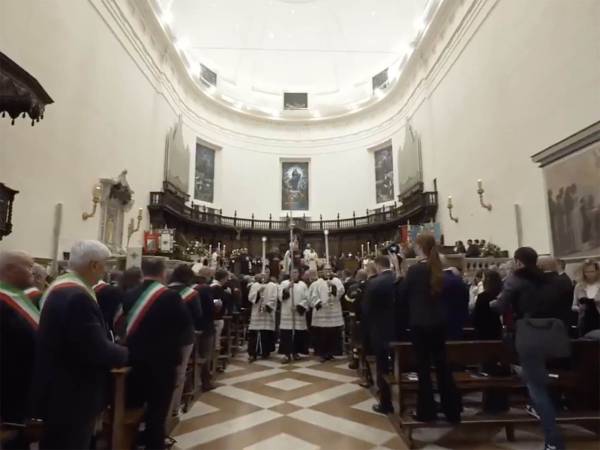 Solenne celebrazione ad Assisi del Transito di San Francesco