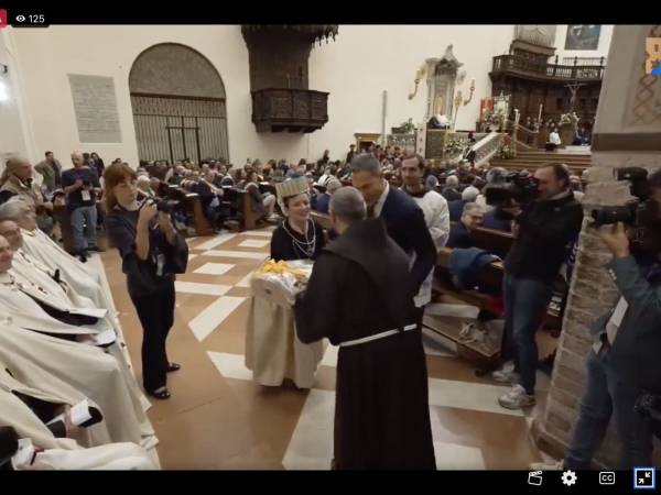 Solenne celebrazione ad Assisi del Transito di San Francesco