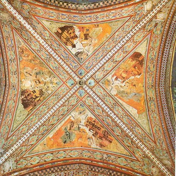 Festa di San Francesco: proiettata la vela originale di San Matteo sulla volta della Basilica di Assisi