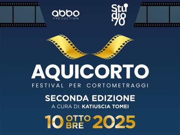 L'Aquila: il 10 ottobre torna la Seconda Edizione di "Aquicorto Festival per Cortometraggi"