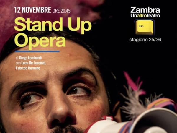  "Stand up opera" all'Auditorium Zambra un’inedita fusione tra lirica e comicità 