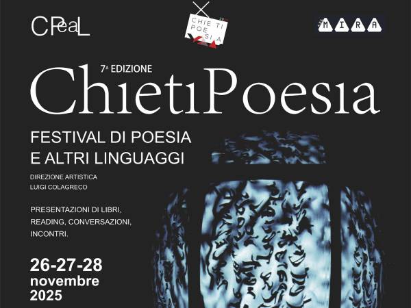 VII edizione di “ChietiPoesia”: la grande poesia nazionale e internazionale 