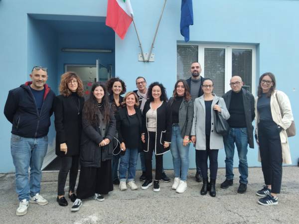 La presidente di Reggio Children negli asili comunali di Montesilvano