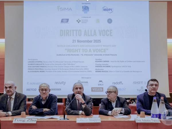 Medicina ambientale, il Rettore Stuppia lancia l’allarme: sono 160 milioni i bambini obesi nel mondo 