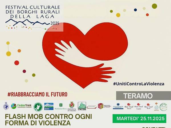 Il Festival Culturale dei Borghi Rurali della Laga dice NO alle violenze