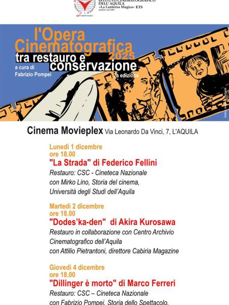 “L’opera cinematografica tra restauro e conservazione”
