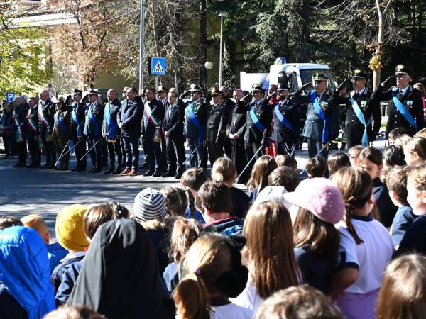 Celebrazioni a L’Aquila nel Giorno dell’Unità Nazionale e della Giornata delle Forze Armate 
