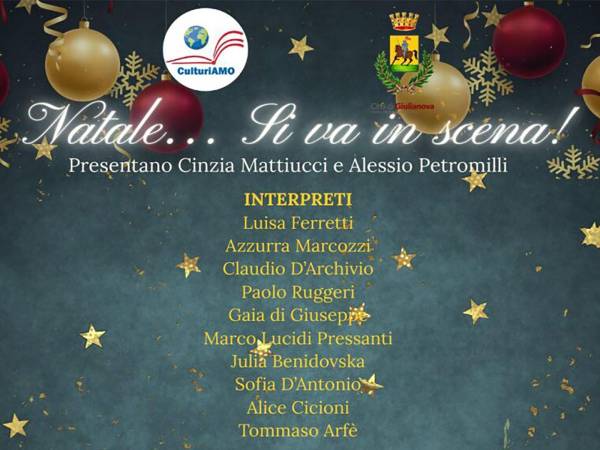 Torna il 19 Dicembre lo spettacolo di Natale di CulturiAMO a Giulianova