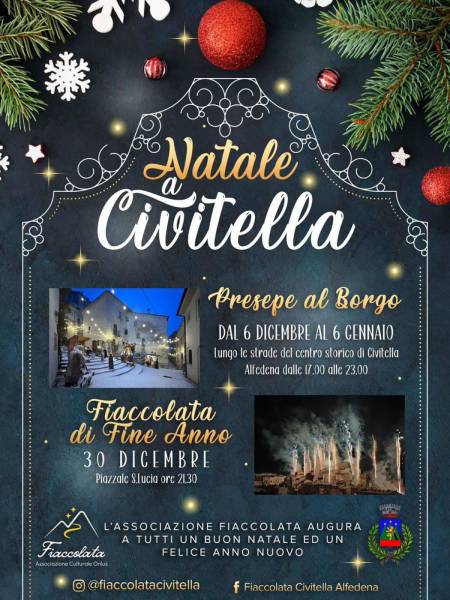 FIACCOLATA DI FINE ANNO A CIVITELLA ALFEDENA 