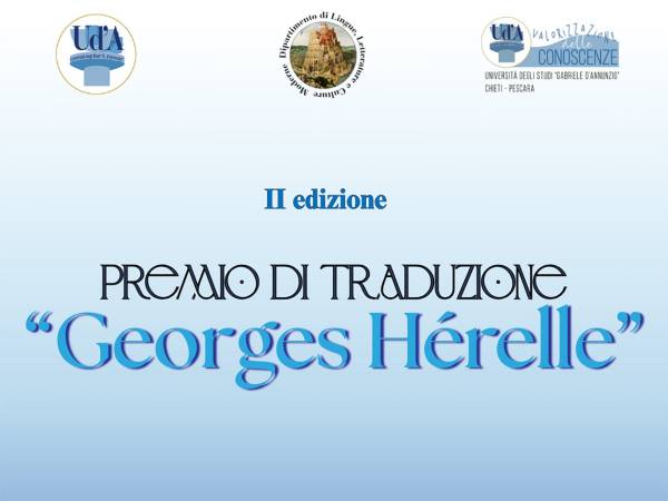 Premio traduzione “Georges Hérelle”