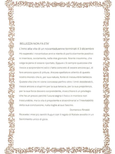 BELLEZZA NON FA  ETÀ