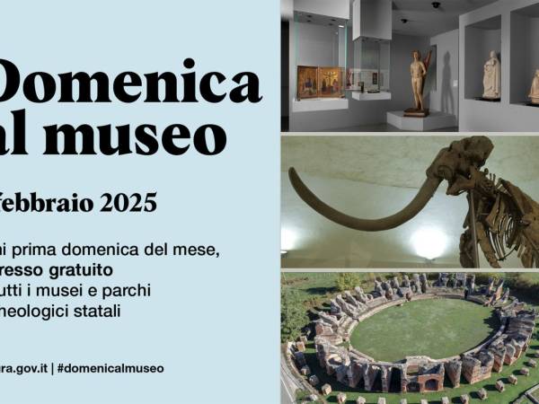 Domenica 2 febbraio entrata gratuita per #domenicalmuseo