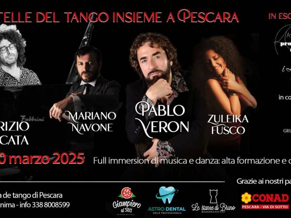 Le stelle del tango argentino a Pescara