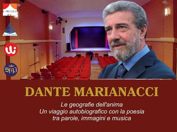 DANTE MARIANACCI AL TEATRO IL PICCOLO DI JESI