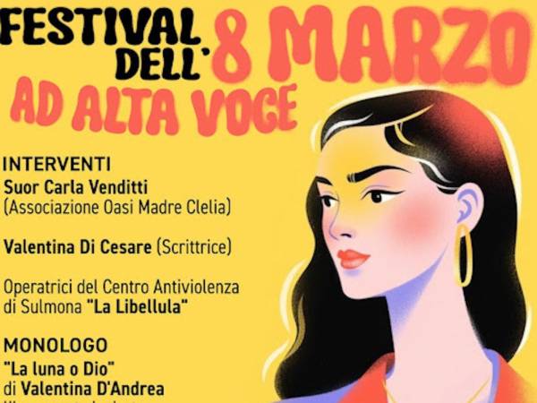 Tre giorni di iniziative per il Centro Antiviolenza “La Libellula” di Sulmona