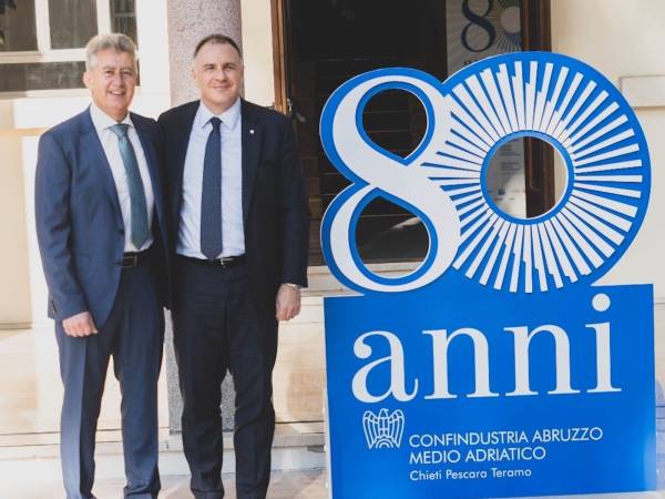 Confindustria Abruzzo Medio Adriatico ha celebrato 80 anni sul territorio