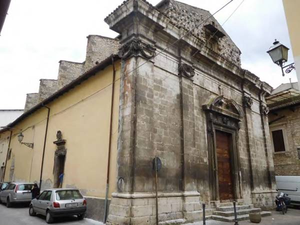 LAVORI PER IL MIGLIORAMENTO SISMICO DELLA CHIESA DI SAN PIETRO APOSTOLO IN SULMONA