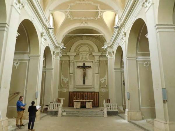 LAVORI PER IL MIGLIORAMENTO SISMICO DELLA CHIESA DI SAN PIETRO APOSTOLO IN SULMONA