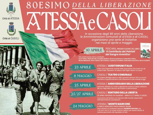 "A 80 anni dalla liberazione. Il contributo dei patrioti del Sangro Aventino" alla Fondazione Pescarabruzzo