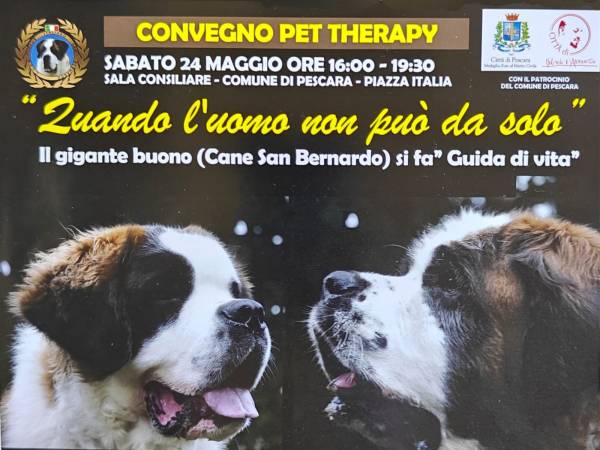 Oggi a Pescara il convegno sulla Pet Therapy