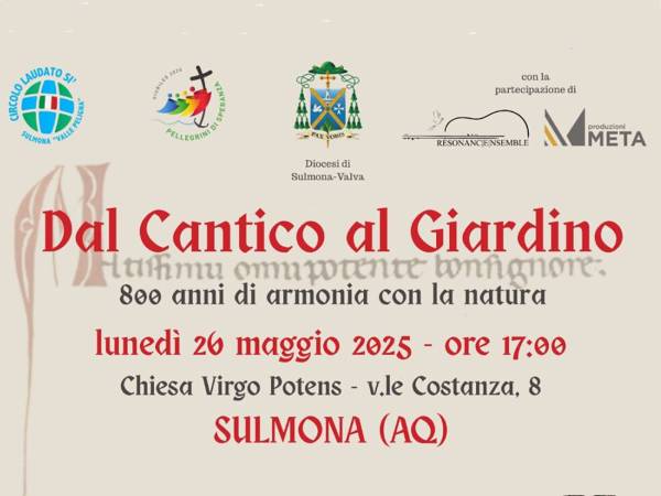 Dal Cantico al Giardino: La Diocesi di Sulmona-Valva ha celebrato la Laudato Si’ e 800 anni di armonia con il creato