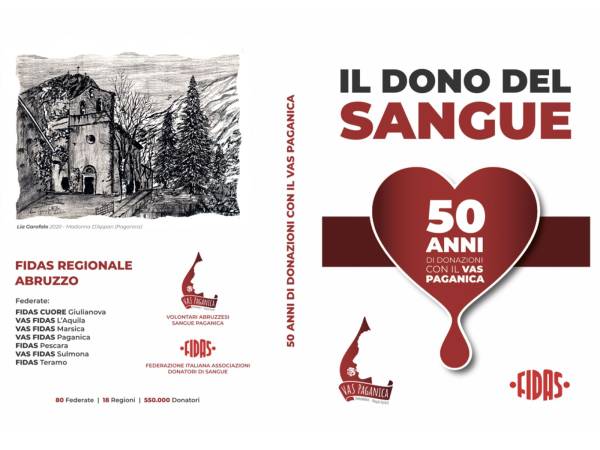 L’associazione dei donatori di sangue di "FIDAS-Vas Paganica" compie 50 anni