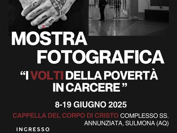 LA DIOCESI SULMONA-VALVA E EDB PRESENTANO "I VOLTI DELLA POVERTÀ IN CARCERE"