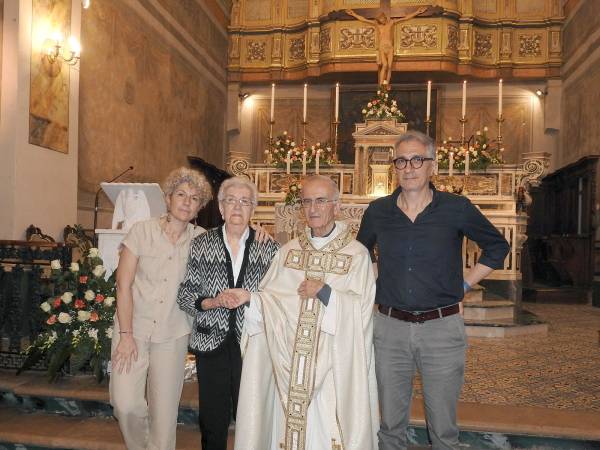 FESTEGGIATI A SCANNO I 60 ANNI DI SACERDOZIO DI PADRE ALFIERE UBALDI