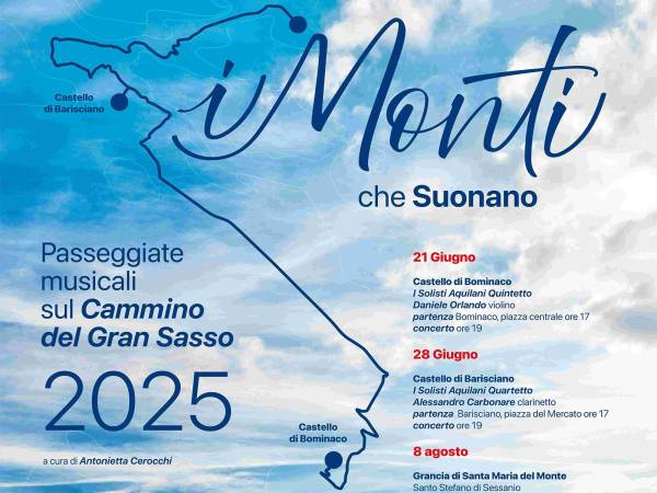 “I MONTI CHE SUONANO” CON I SOLISTI AQUILANI