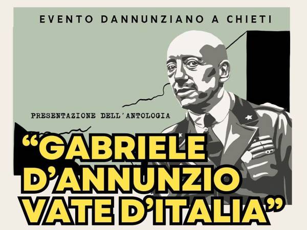 Chieti, presentazione dell'Antologia Gabriele d'Annunzio Vate d'Italia nel Caffè Letterario "Il Duca Minimo"