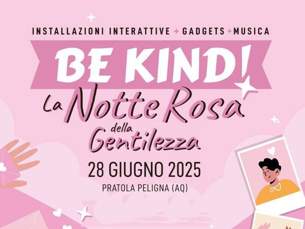 Pratola: “La notte rosa della gentilezza”