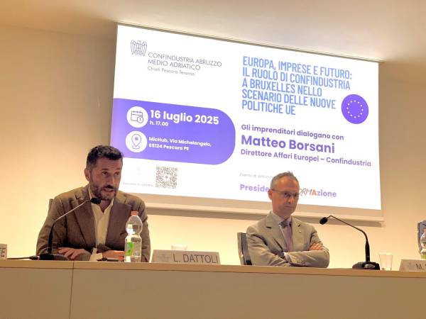 Confindustria Abruzzo Medio Adriatico rafforza il legame con Bruxelles