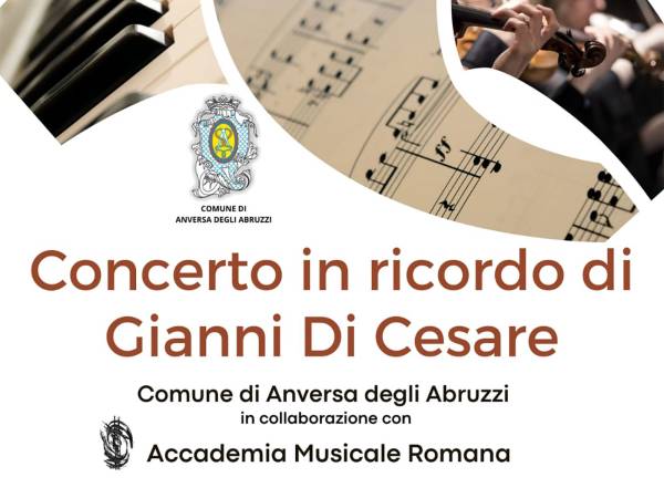 Concerto in ricordo di Gianni Di Cesare