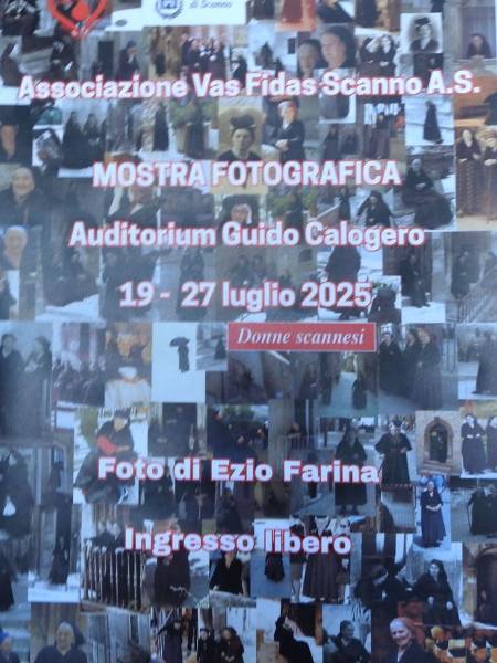 “DONNE SCANNESI” Mostra fotografica di Ezio Farina